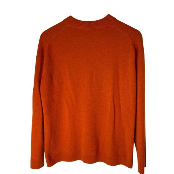 Ann Taylor Burnt Orange Cashmere Sweater, S oldmoney luxury normcore - Picture 14 of 14